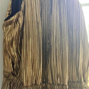 RACHEL Rachel Roy Gold midi dress